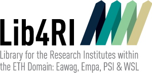Library for the Research Institutes within the ETH Domain: Eawag, Empa, PSI & WSL logo